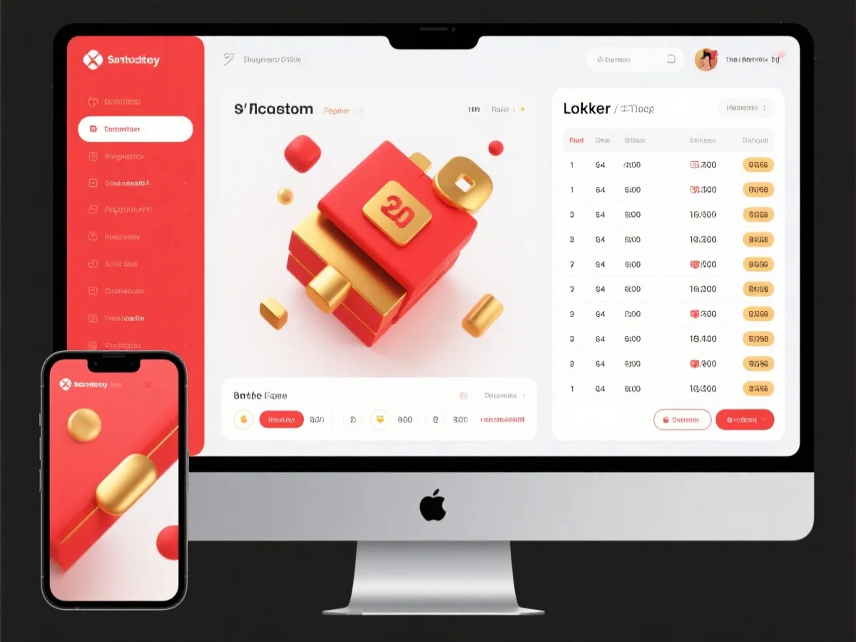 Australia Lucky 8 live data dashboard illustration