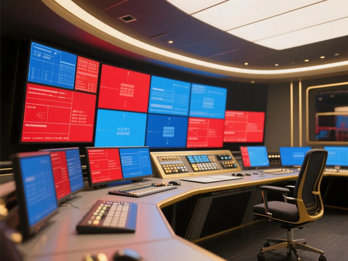 Live broadcast and result monitoring illustration